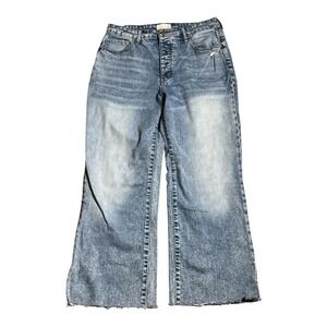 Gilded Intent 90's Baggy Jeans Women's Size 30 Light Wash Blue Denim High Rise